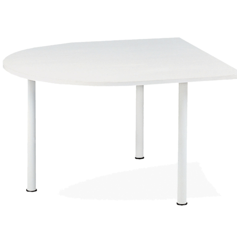 Tables FR-Table CONFERENCE Demi-rond pieds tube