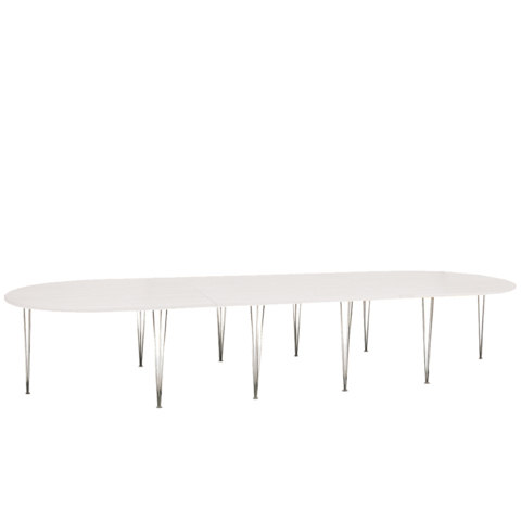 Tables Table CONFERENCE OVALEX3 Pieds fils