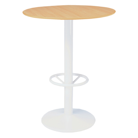 Tables Table snack ORION blanc/bois