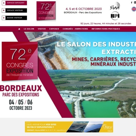 Ma communication Votre bannière sur le site expositionsim.com - Plus qu'une seule dispo !