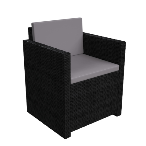 Assises Fauteuil résine tressée DARKY