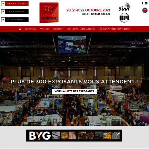 Ma communication Votre bannière sur le site expositionsim.com 