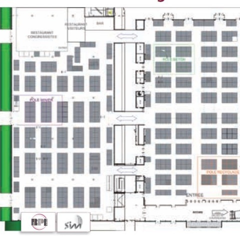My communication Your logo on the exhibition plan to improve your visibility 
